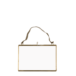 Landscape Hanging Brass Frame 15x10cm