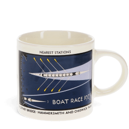 Ceramic mug - TfL Vintage Poster "Boat Race"